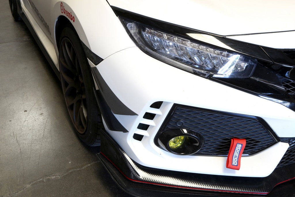 APR Performance Front Bumper Canards- Honda Civic Type-R FK8 - Kaiju Motorsports