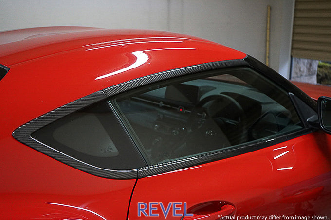 Revel GT Carbon Fiber Window Moulding Cover - Supra A90 - Kaiju Motorsports