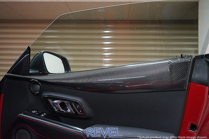 Revel GT Carbon Fiber Door Trim Cover - Supra A90 - Kaiju Motorsports