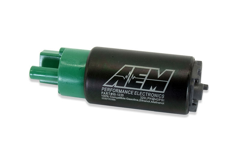 AEM 320LPH E85 Ethanol Compatible In Tank Fuel Pump 65mm Offset Inlet - Subaru WRX VA - Kaiju Motorsports