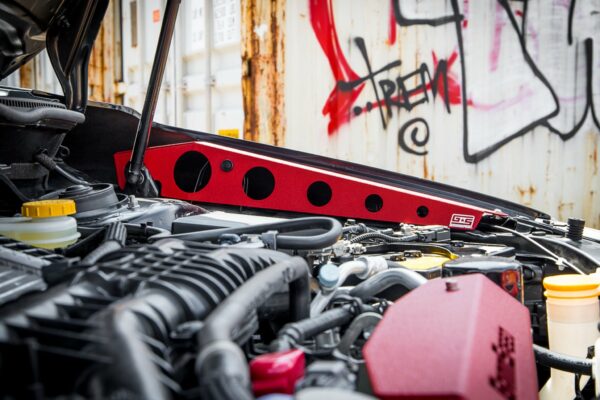 Grimmspeed Fender Shrouds (Red) - Subaru WRX / STI VA - Kaiju Motorsports