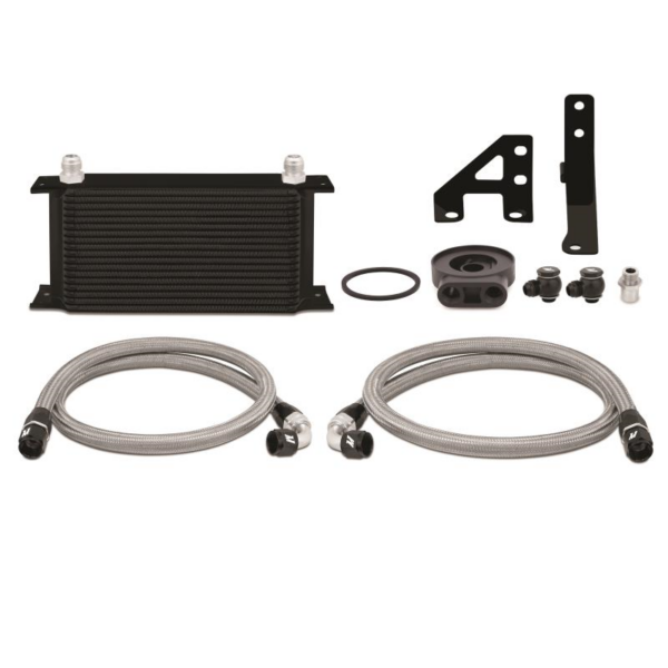 Mishimoto Non-Thermostatic Oil Cooler Kit (Black) - Subaru WRX VA - Kaiju Motorsports