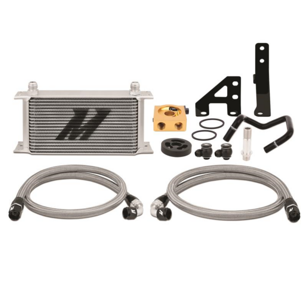 Mishimoto Thermostatic Oil Cooler Kit (Silver) - Subaru WRX VA - Kaiju Motorsports