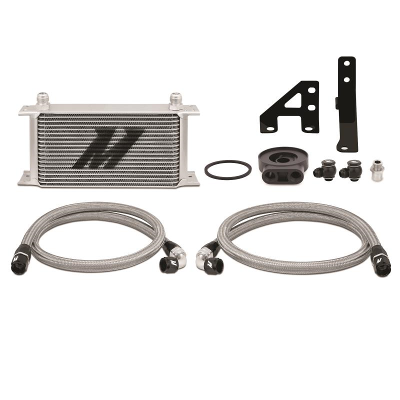 Mishimoto Non-Thermostatic Oil Cooler Kit (Silver) - Subaru WRX VA - Kaiju Motorsports