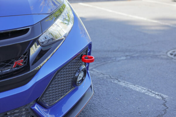 Perrin Front Tow Hook (Red) - Honda Civic Type-R FK8 - Kaiju Motorsports