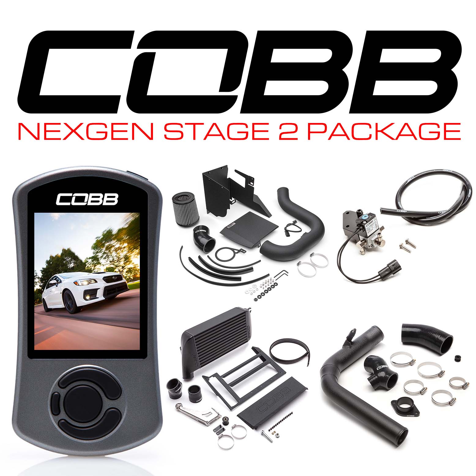 COBB Nexgen Stage 2 Power Package (Black) - WRX VA - Kaiju Motorsports