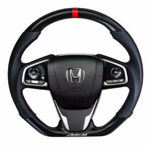 Buddy Club Racing Spec Steering Wheel (Carbon) - Honda Civic Type-R FK8 - Kaiju Motorsports