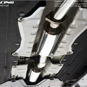 J's Racing C304 Center Pipe With Silencers - Honda Civic Type-R FK8 - Kaiju Motorsports