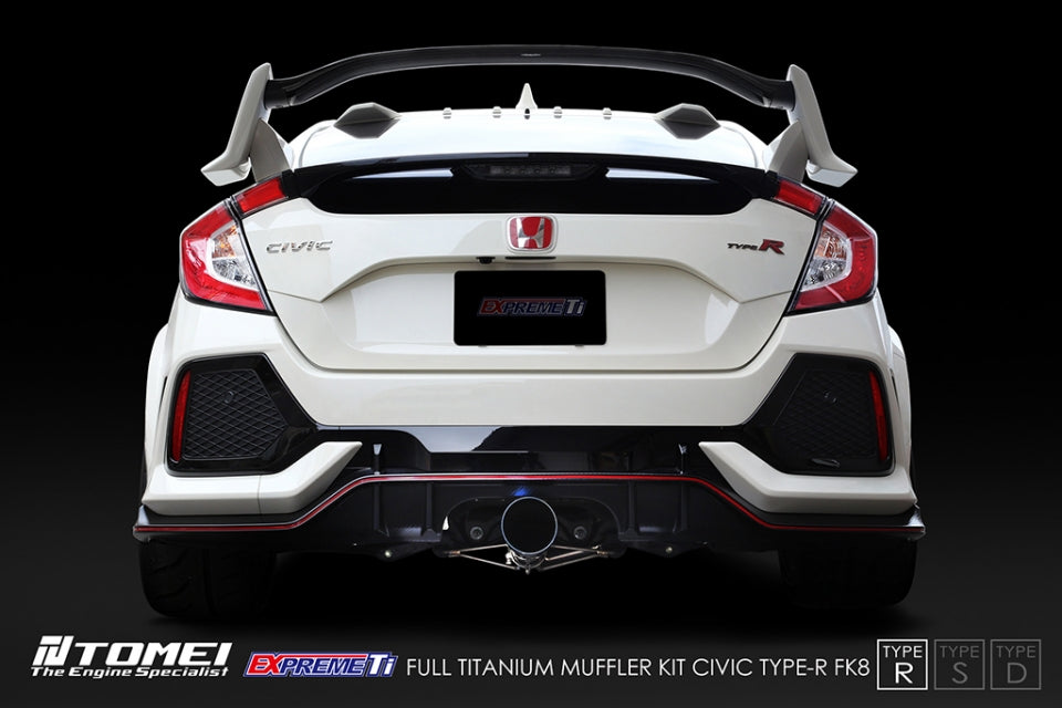 Tomei Full Titanium Expreme Ti Muffler Kit (Type R) - Honda Civic Type-R FK8 - Kaiju Motorsports