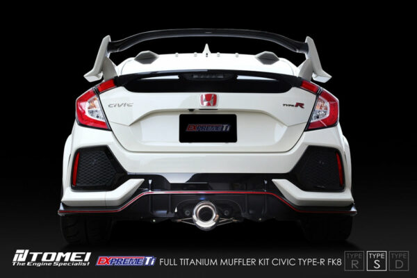 Tomei Full Titanium Expreme Ti Muffler Kit (Type S) - Honda Civic Type-R FK8 - Kaiju Motorsports