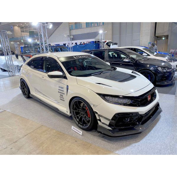 Caris Arising-II Front Bumper (FRP/Carbon) - Honda Civic Type-R FK8 - Kaiju Motorsports