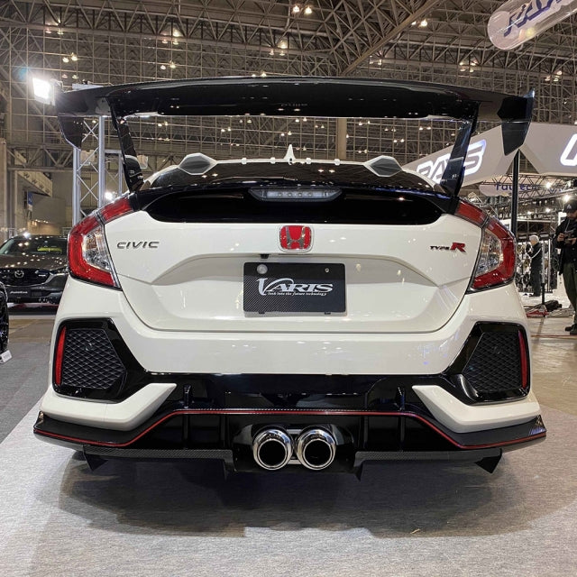 Varis GT-Wing with Mount Bracket for Street II (1520mm / Carbon) - Honda Civic Type-R FK8 - Kaiju Motorsports