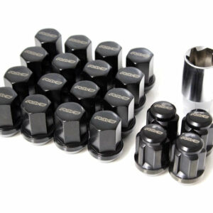 Rays 19 Hex Lug Nut and Lock Set (Black) M14 x 1.5 - Kaiju Motorsports