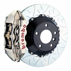 Brembo GT-R Systems 4 Piston Big Brake Kit Nickel Plated Slotted Rotors (Rear)- Subaru WRX / STI VA - Kaiju Motorsports