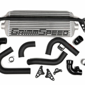 Grimmspeed Front Mount Intercooler kit Silver Core w/Black Piping - WRX VA - Kaiju Motorsports