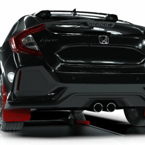 Rally Armor Red Mud Flap w/ Black - Civic Sport 10th Gen - Kaiju Motorsports