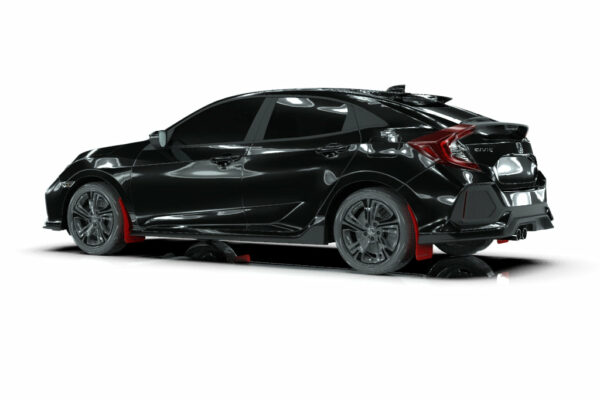 Rally Armor Red Mud Flap w/ Black - Civic Sport 10th Gen - Kaiju Motorsports
