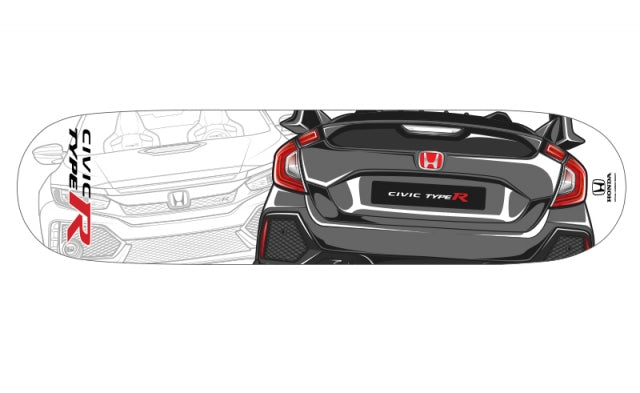 Honda Civic Type-R FK8 Skate Deck (Front/Rear Profile) - Kaiju Motorsports
