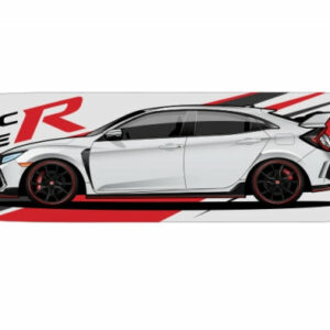 Honda Civic Type-R FK8 Skate Deck (Side Profile) - Kaiju Motorsports