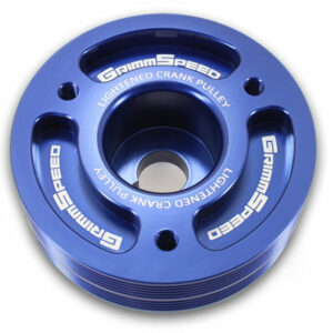 Grimmspeed Lightweight Crank Pulley (Blue) - Subaru STI VA - Kaiju Motorsports