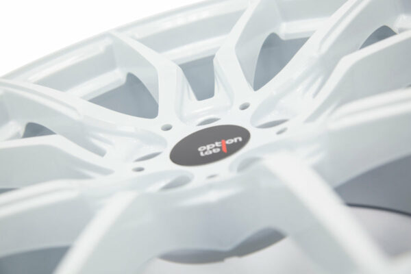 Option Lab Wheels R716 18x9.5 +35 5x114 Onyx White - Kaiju Motorsports