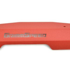 Grimmspeed Pulley Cover (Red) - Subaru WRX VA - Kaiju Motorsports
