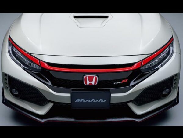 Honda Red Front Grille Garnish Set - Honda Civic Type-R FK8 - Kaiju Motorsports