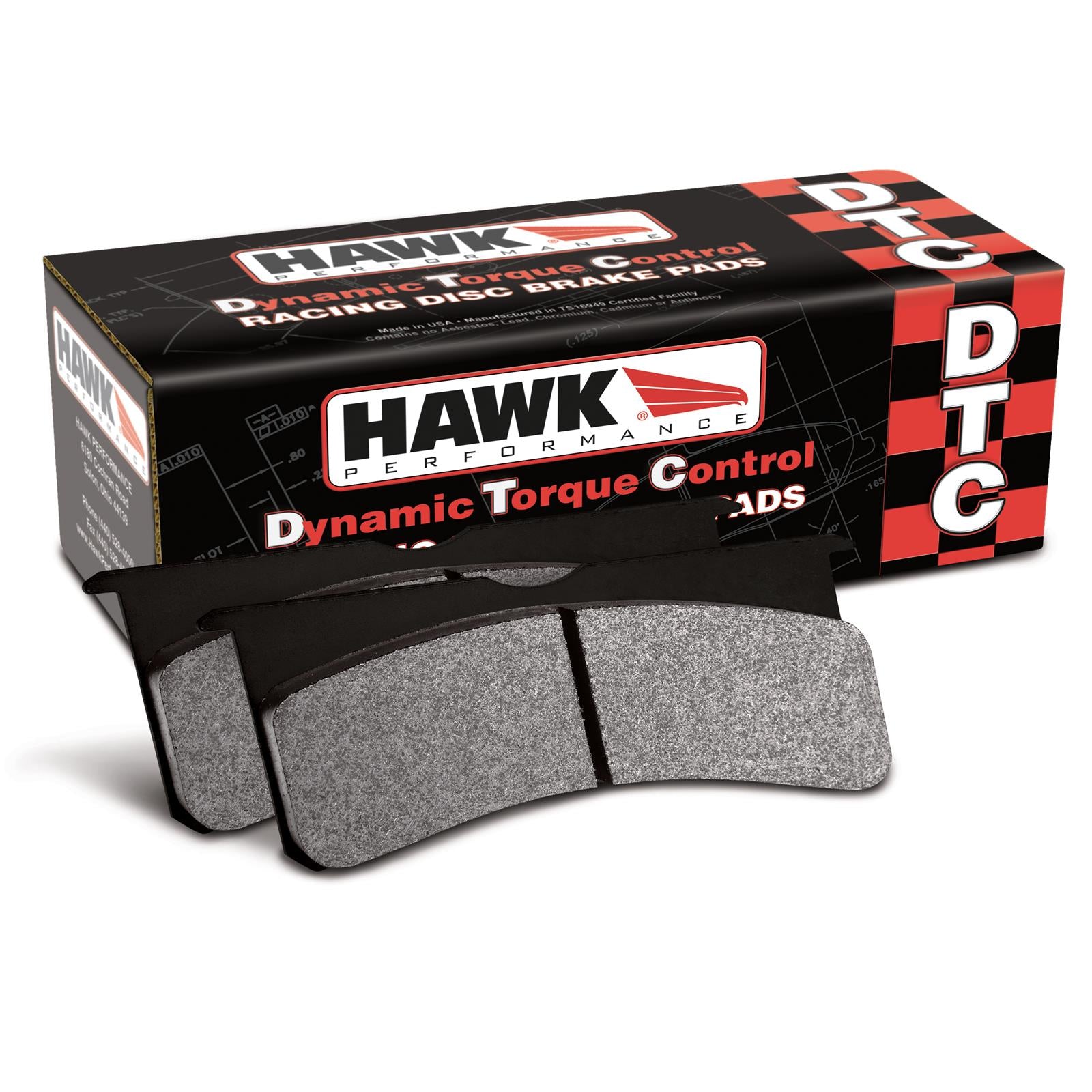 Hawk DTC-70 Brake Pads (Rear) - Subaru STI VA - Kaiju Motorsports