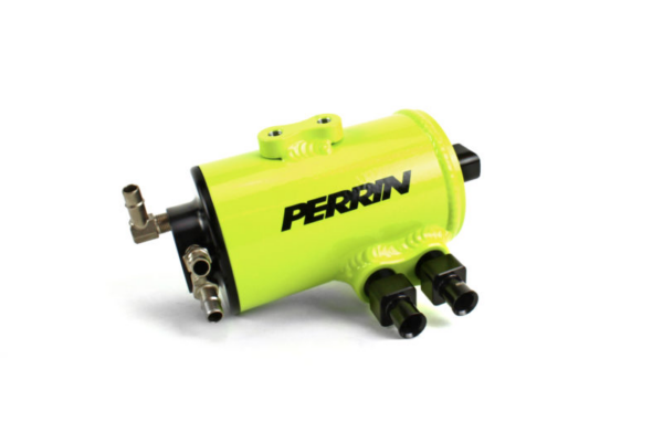 Perrin Air Oil Separator (Neon Yellow) - Subaru WRX VA - Kaiju Motorsports