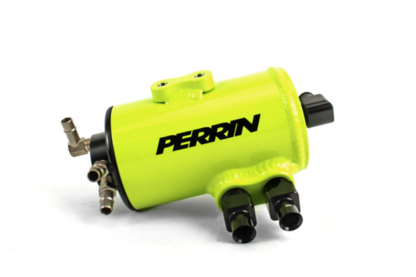 Perrin Air Oil Separator (Neon Yellow) - Subaru STI VA - Kaiju Motorsports