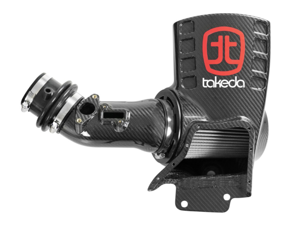 aFe Takeda Black Series Momentum Carbon Fiber Cold Air Intake System w/Pro DRY S Filter - Honda Civic Type-R FK8 - Kaiju Motorsports