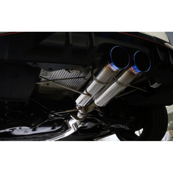 J's Racing SUS Exhaust Dual 70RS Plus (Street Legal) - Honda Civic Type-R FK8 - Kaiju Motorsports
