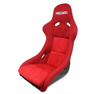 Recaro Pole Position - Jersey Red w/ Red Suede - Kaiju Motorsports