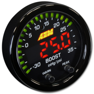 AEM X-Series Boost Pressure Gauge (35 PSI) (52mm) - Universal - Kaiju Motorsports