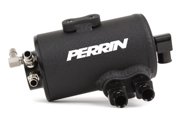 Perrin Air Oil Separator (Black) - Subaru WRX VA - Kaiju Motorsports
