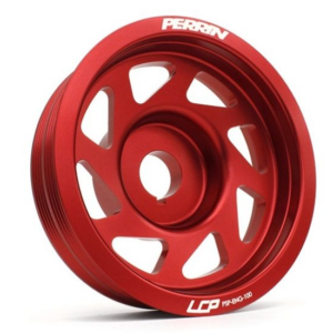 Perrin Lightweight Crank Pulley (Red) - Subaru STI VA - Kaiju Motorsports