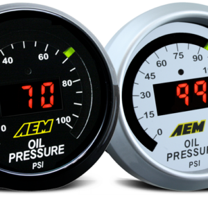 AEM Oil Pressure Digital Gauge (52mm) - Universal - Kaiju Motorsports