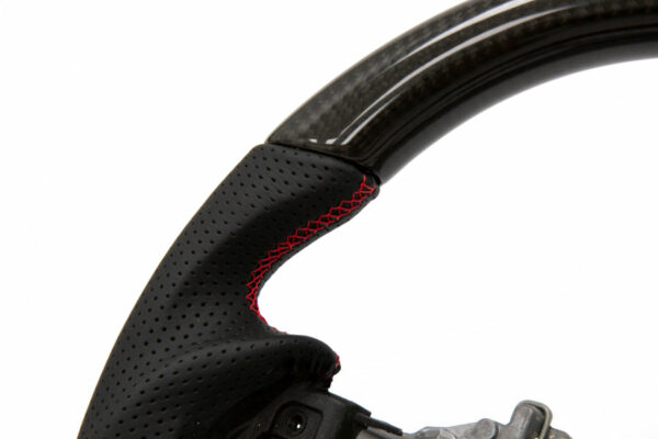 FT86SF CR Style Carbon Fiber / Leather Steering Wheel - FRS/BRZ/86 - Kaiju Motorsports