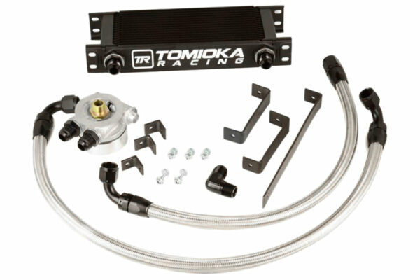 Tomioka Racing Oil Cooler Kit w/ Thermostat - FRS/BRZ/86 - Kaiju Motorsports