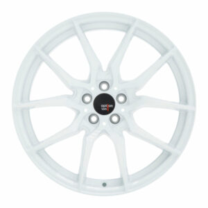 Option Lab Wheels R716 18x9.5 +35 5x114 Onyx White - Kaiju Motorsports