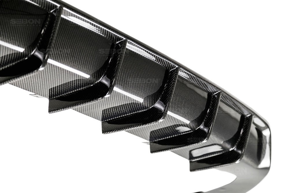 Seibon Carbon Fiber Rear Lip (TR-Style) - Honda Civic Type-R FK8 - Kaiju Motorsports