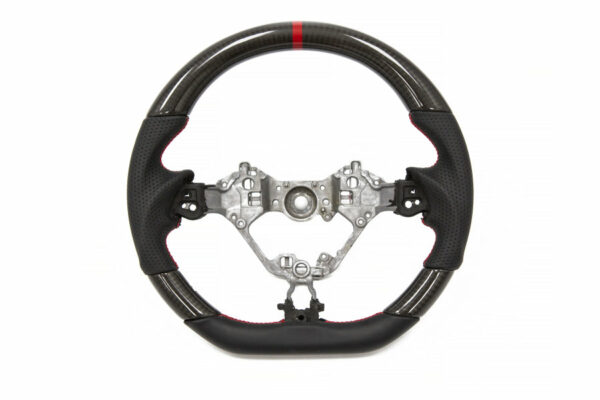 FT86SF CR Style Carbon Fiber / Leather Steering Wheel - FRS/BRZ/86 - Kaiju Motorsports