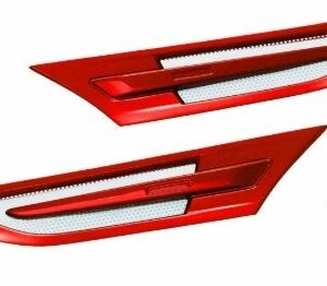 Prova Front Fender Emblem Lightning Red - FRS/BRZ/86 - Kaiju Motorsports