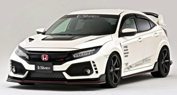 Varis Front Lip Spoiler (Carbon) - Honda Civic Type-R FK8 - Kaiju Motorsports