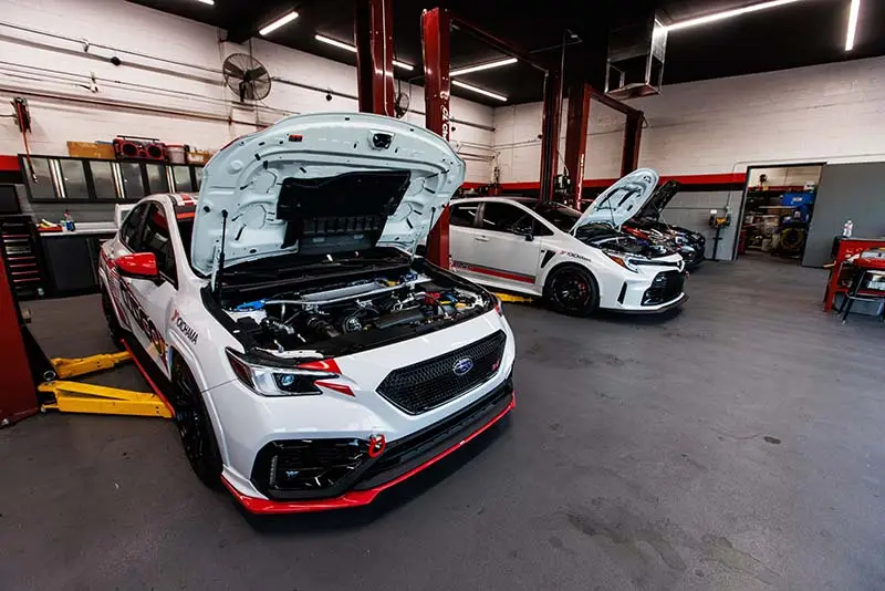 Subaru WRX and Toyota GR Corolla tuned at Kaiju Motorsports in Las Vegas
